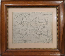 Load image into Gallery viewer, Genuine-Antique-Map-Framed-Map-of-Salem-Village-1692.-by-W.-P.-Upham-1866.-1866-Upham-Maps-Of-Antiquity-1800s-19th-century

