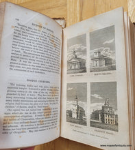 Load image into Gallery viewer, Genuine-Antique-Book-with-Maps-Bowen&#39;s-Picture-of-Boston-or-the-Citizen&#39;s-and-Stranger&#39;s-Guide-to-the-Metropolis-of-Massachusetts-and-Its-Environs-to-Which-is-Affixed-the-Annals-of-Boston-Embellished-with-Engravings-1838-Abel-Bowen-Maps-Of-Antiquity
