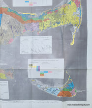 Load image into Gallery viewer, Old-Printed-Color-Map-Geologic-Map-of-Cape-Cod-and-the-Islands-Massachusetts-1986-US-Geological-Survey-Maps-Of-Antiquity
