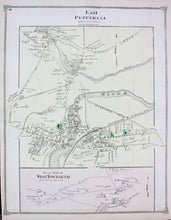 Load image into Gallery viewer, Antique-Hand-Colored-Map-East-Pepperell-&amp;-West-Part-of-West-Townsend-(MA)-Middlesex--1875-Beers-Maps-Of-Antiquity
