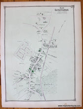 Load image into Gallery viewer, 1875 - Winchester, verso East Lexington (MA) - Antique Map
