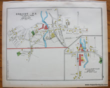 Load image into Gallery viewer, 1889 - Part of Concord. Part of Dracut. Chelmsford Centre. (MA) - Antique Map
