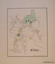 Load image into Gallery viewer, 1889 - Sudbury, Hudson, Stow (MA) - Antique Map
