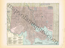 Load image into Gallery viewer, Antique-Map-Pittsburgh-Allegheny-City-North-Side-Cram-1894

