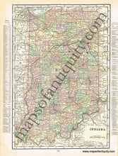 Load image into Gallery viewer, 1900 - Pennsylvania, verso: Ohio, and Indiana - Antique Map
