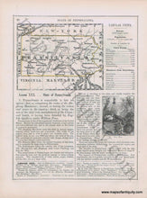 Load image into Gallery viewer, 1848 - State of New Jersey, verso State of Pennsylvania - Antique Map
