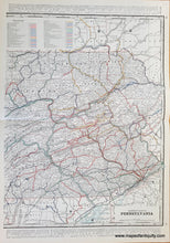 Load image into Gallery viewer, Genuine-Antique-Map-Set-of-two-maps-Eastern-Half-of-Pennsylvania-Western-Half-of-Pennsylvania-1900-circa-Cram-Grant-Maps-Of-Antiquity
