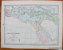 Load image into Gallery viewer, Antique-Map-Mediterranean-First-Great-Empires-Cram-1894

