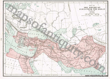 Load image into Gallery viewer, Antique-Map-Alexander-the-Great-Empire-Cram-1894
