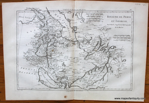 Antique-Map-Middle-East-Persia-Iran-Bonne-Desmarest-1787