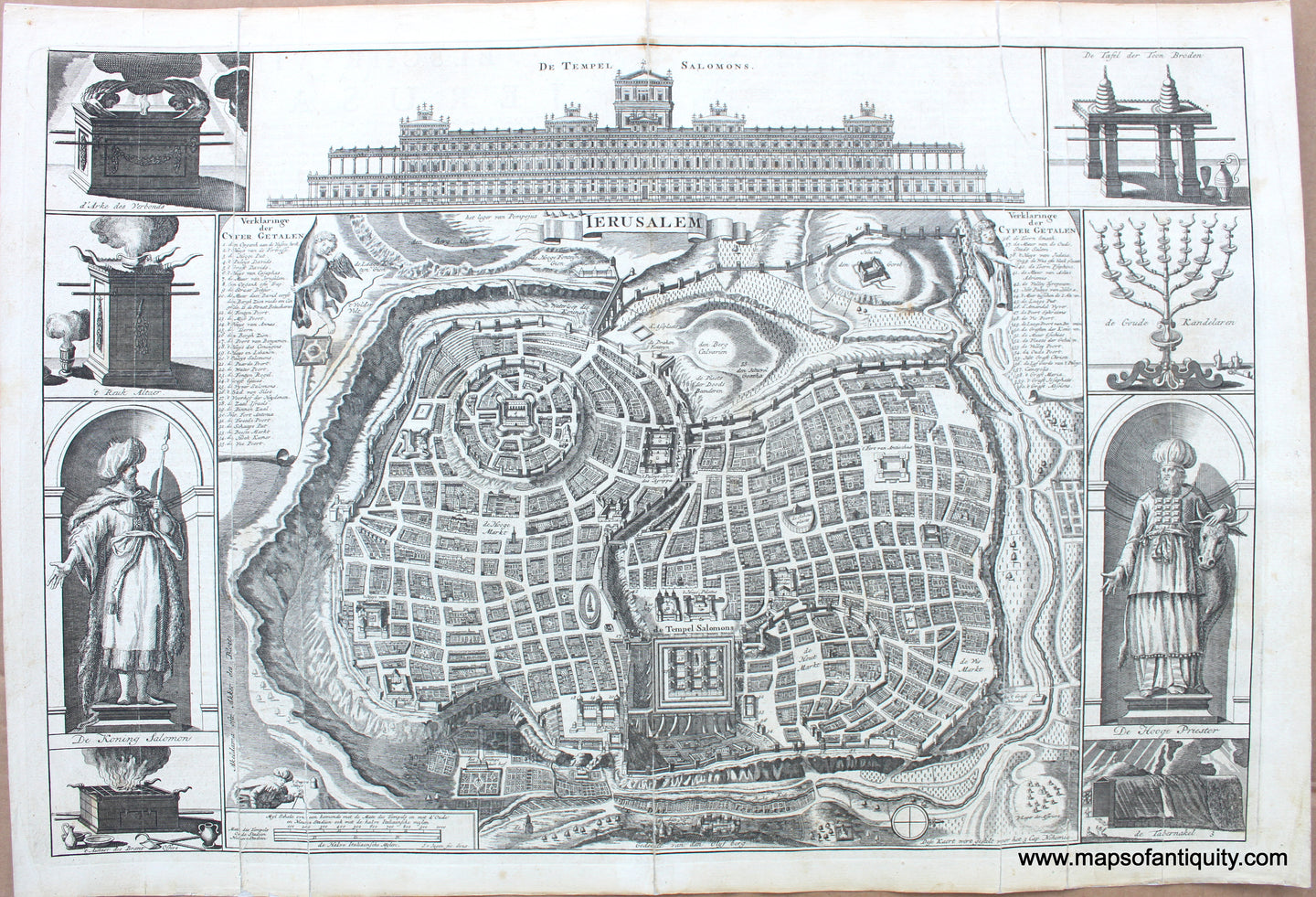 1744 - Ierusalem (Jerusalem) - Antique Map