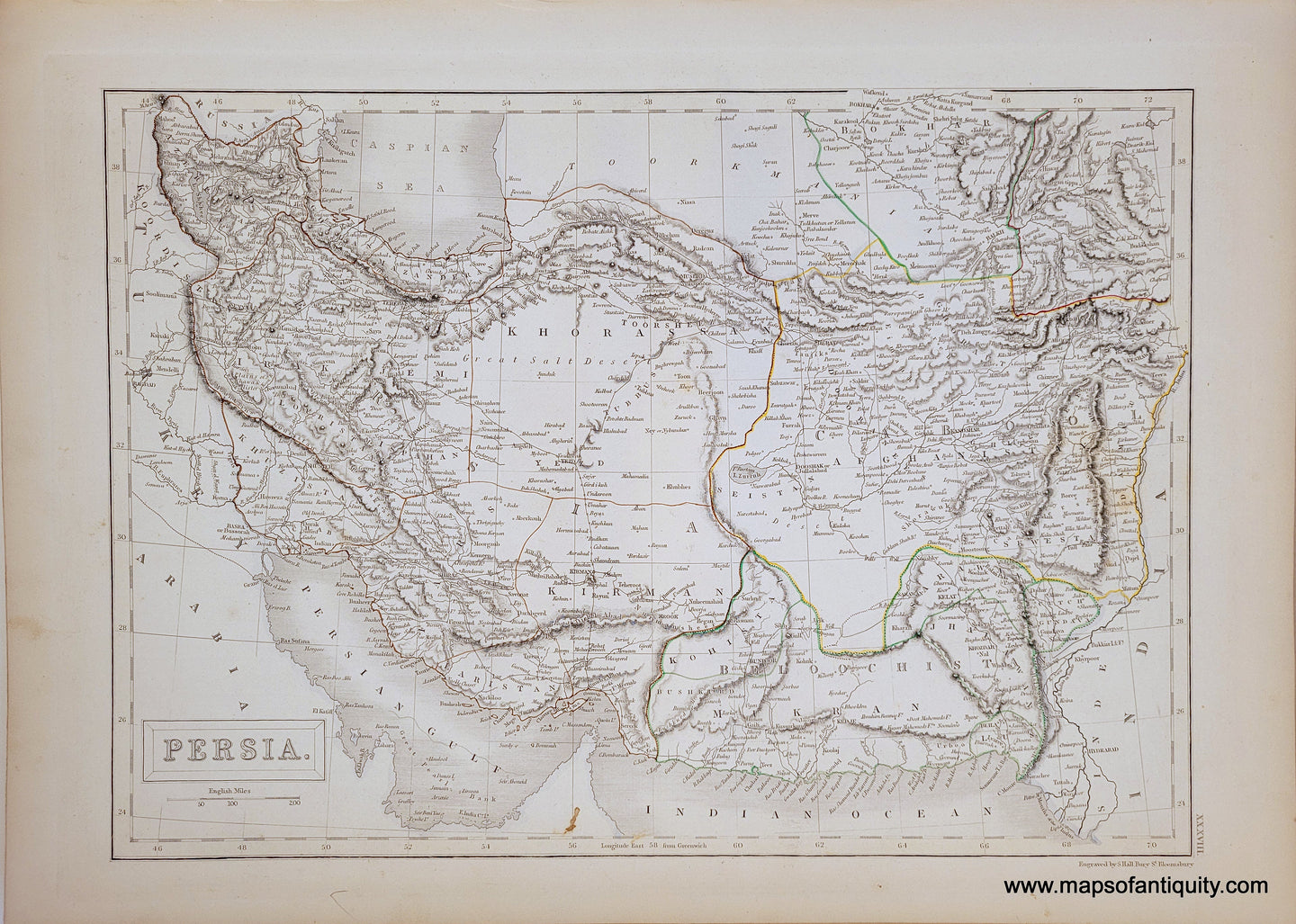 Genuine-Antique-Map-Persia-1841-Black-Maps-Of-Antiquity