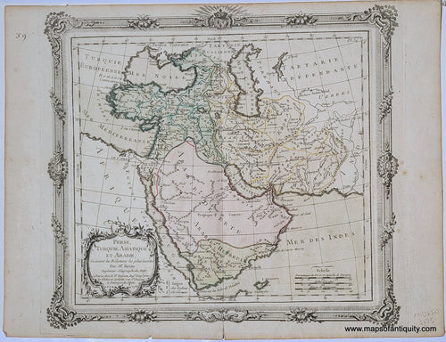 Genuine-Antique-Map-Perse-Turquie-Asiatique-et-Arabie-Suivant-les-Relations-les-plus-exactes-1766-Brion-de-la-Tour-Maps-Of-Antiquity