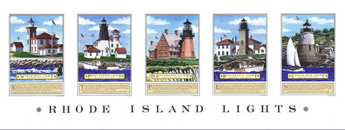 Modern-Print-Lighthouses-of-Rhode-Island-1997-Gaines-Maps-Of-Antiquity