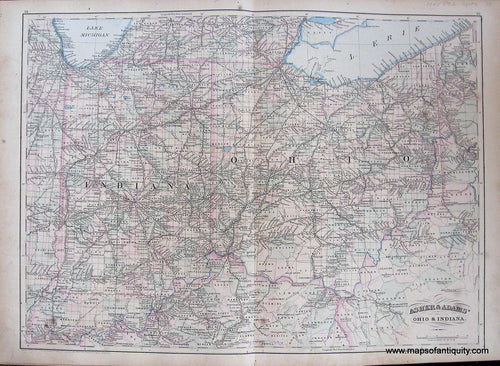 Antique-Map-Ohio-&-Indiana