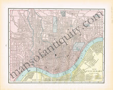 Load image into Gallery viewer, 1894 - Ohio, verso: Cincinnati - Antique Map
