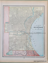Load image into Gallery viewer, Antique-Printed-Color-Map-Map-of-the-City-of-Milwaukee-and-Bay-View-Wis.-Verso:-City-of-Superior-Wis.-North-America-Midwest-1900-Cram-Maps-Of-Antiquity
