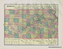 Load image into Gallery viewer, Antique-Map-State-United-States-U.S.-Midwest-Kansas-Nebraska-Home-Library-and-Supply-Association-Pacific-Coast-1892-1890s-1800s-Late-19th-Century-Maps-of-Antiquity-

