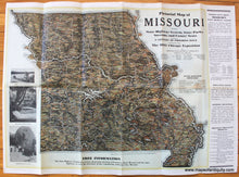 Load image into Gallery viewer, Antique-Printed-Color-Pictorial-Map-Pictorial-Map-of-Missouri-1933-Arthur-Moody-Missouri-State-Highway-Commission-Midwest-Missouri-1900s-1930s-20th-century-Maps-of-Antiquity
