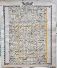 Load image into Gallery viewer, Antique-Hand-Colored-Map-Macoupin-County-verso:-Greene-County-Illinois-1876-Warner-&amp;-Beers-/-Union-Atlas-Co.-Midwest-1800s-19th-century-Maps-of-Antiquity

