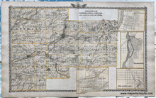 Load image into Gallery viewer, Antique-Hand-Colored-Map-Double-sided-sheet-with-multiple-maps:-centerfold--Counties-of-Kendall-Will-Grundy-and-south-part-of-Cook;-versos:-LaSalle-County-/-Kankakee-County-Illinois-1876-Warner-&amp;-Beers-/-Union-Atlas-Co.-Midwest-1800s-19th-century-Maps-of-Antiquity
