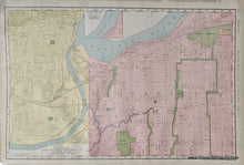 Load image into Gallery viewer, Genuine Antique Printed Color Map-Omaha, verso: Kansas City-1908-Rand-McNally-Maps-Of-Antiquity-1900s-20th-century

