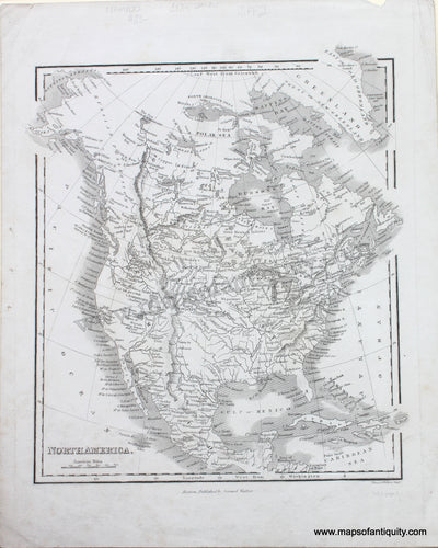 Antique-Map-North-America.-