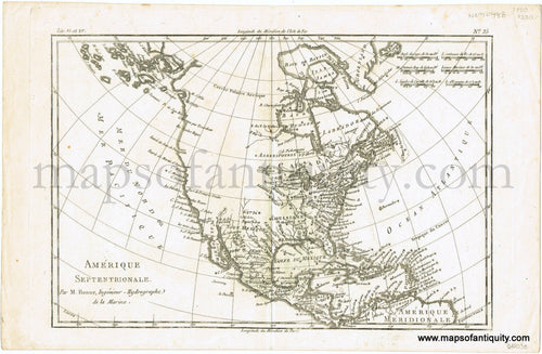 Antique-Uncolored-Map-Amerique-Septentrionale.-North-America-North-America-General-1780-Raynal-and-Bonne-Maps-Of-Antiquity