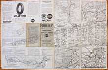 Load image into Gallery viewer, 1931 - Highway Map of Eastern Canada and Adjacent States - Antique Map
