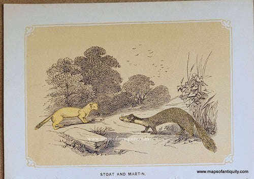 Genuine-Antique-Print-Stoat-and-Martin-1850s-Tallis-Maps-Of-Antiquity