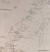 Load image into Gallery viewer, 1828 - The North Eastern Coast of North America, from New York to Cape Canso, including Sable Island Blunt Chart - Antique Chart
