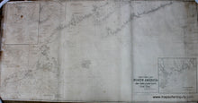 Load image into Gallery viewer, Antique-Blue-Back-Antique-Nautical-Chart-The-North-Eastern-Coast-of-North-America-from-New-York-to-Cape-Canso-including-Sable-Island-Blunt-Chart-North-America--1828-Blunt-Maps-Of-Antiquity
