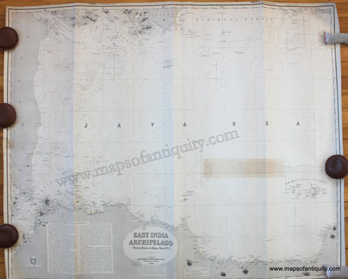 Antique-Blue-Back-Antique-Nautical-Chart-Asia-East-Indies-East-India-Archipelago-Western-Route-to-China-Chart-No.-1-James-Imray-&-Sons-London-1885-1800s-19th-century-Maps-of-Antiquity