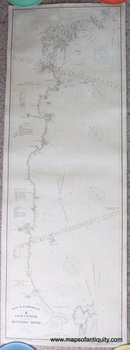 Antique-Coastal-Chart-Gloucester-to-Entrance-of-Kennebec-River-Eldridge-Chart-E**********-United-States-Northeast-1896-George-W.-Eldridge-Maps-Of-Antiquity
