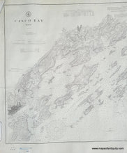 Load image into Gallery viewer, Antique--Nautical-Chart-Casco-Bay-Maine-Chart-**********-Maine-Antique-Nautical-Charts-1915-U.S.-Coast-Geodetic-Survey-Maps-Of-Antiquity
