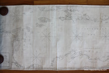Load image into Gallery viewer, 1846 - Caribbean Sea - Blunt Blueback Navigational Chart - Antique Chart
