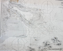 Load image into Gallery viewer, 1892 - Approaches to Shanghai - China - Kweshan Island to the Yang Tse Kiang - Antique Chart
