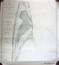 Load image into Gallery viewer, Black-and-White-Antique-Nautical-Chart-Coast-Chart-No.-161-Cape-Canaveral-Florida-United-States-Florida-1883-US-Coast-and-Geodetic-Survey-Maps-Of-Antiquity
