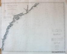Load image into Gallery viewer, Black-and-White-Antique-Nautical-Chart-General-Chart-of-the-Coast--No.-XII-South-Carolina-and-Georgia-United-States-South-1874/1885-US-Coast-and-Geodetic-Survey-Maps-Of-Antiquity
