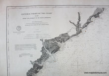 Load image into Gallery viewer, 1885 - General Chart... Cape Romain, SC to St. Marys Entrance, GA - Antique Chart
