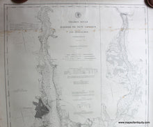 Load image into Gallery viewer, 1889 - Thames River, Harbor of New London &amp; Approaches, Connecticut - Antique Chart
