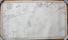 Load image into Gallery viewer, Antique-Black-And-White-Nautical-Chart-Geo.-W.-Eldridge&#39;s-Chart-B-New-London-to-Gay-Head-Nautical-Charts--1908-George-W.-Eldridge-Maps-Of-Antiquity
