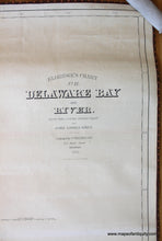 Load image into Gallery viewer, 1884 - Eldridge&#39;s Chart No. 11 Delaware Bay and River - Antique Chart
