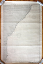 Load image into Gallery viewer, Antique-Nautical-Chart-East-Coast-of-Brazil---Pernambuco-to-Itacolomi-Bay-Nautical-Charts-South-America-1892-US-Navy-Maps-Of-Antiquity

