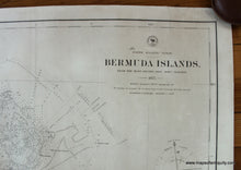 Load image into Gallery viewer, 1877 - Bermuda Islands. From the most recent Brit. Admty. Surveys. - Antique Chart
