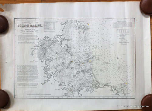 Antique-Nautical-Chart-Eldridge's-New-Chart-of-Boston-Harbor-**********-Nautical-Charts-Massachusetts-1875-S.-Thaxter-&-Son-Maps-Of-Antiquity