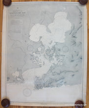 Load image into Gallery viewer, Antique-nautical-chart-map-West-Indies-Caribbean-South-Coast-of-Cuba-Guantanamo-Bay-US-Dept-Navy-1900-Maps-of-Antiquity

