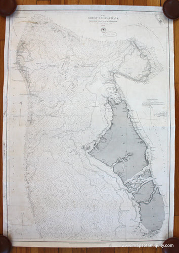 Antique-nautical-chart-map-West-Indies-Caribbean-The-Great-Bahama-Bank-from-Great-Isaac-to-23-degrees-40'-N.-Latitude-andros-Bimini-Berry-Islands-US-Navy-Hydrographic-Office-1900-Maps-of-Antiquity