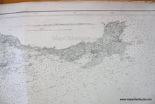 Load image into Gallery viewer, 1892 - Coast Chart No. 109, Boston Bay and Approaches - Antique Chart
