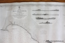 Load image into Gallery viewer, 1865 - San Francisco Harbour - Antique Chart
